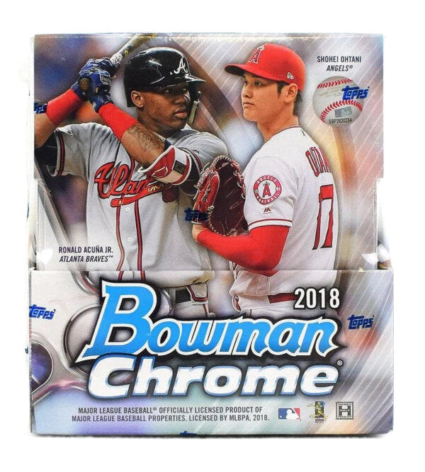 Bowman Chrome Baseball Sealed Hobby Box – 2018