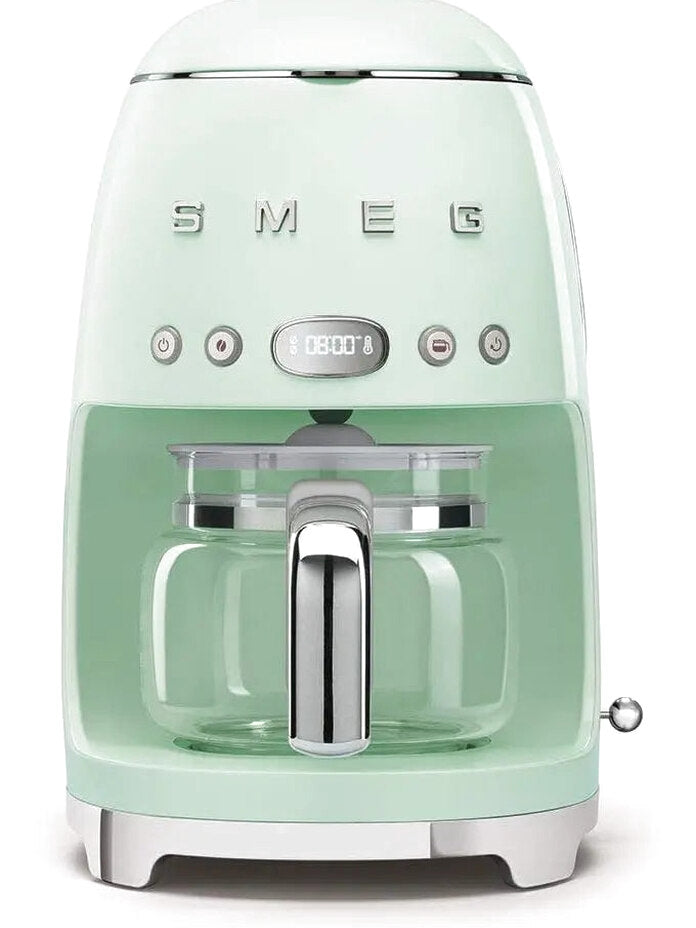 Smeg 50’s Retro Style Drip Filter Coffee Machine, 10 Cups, Pastel Green