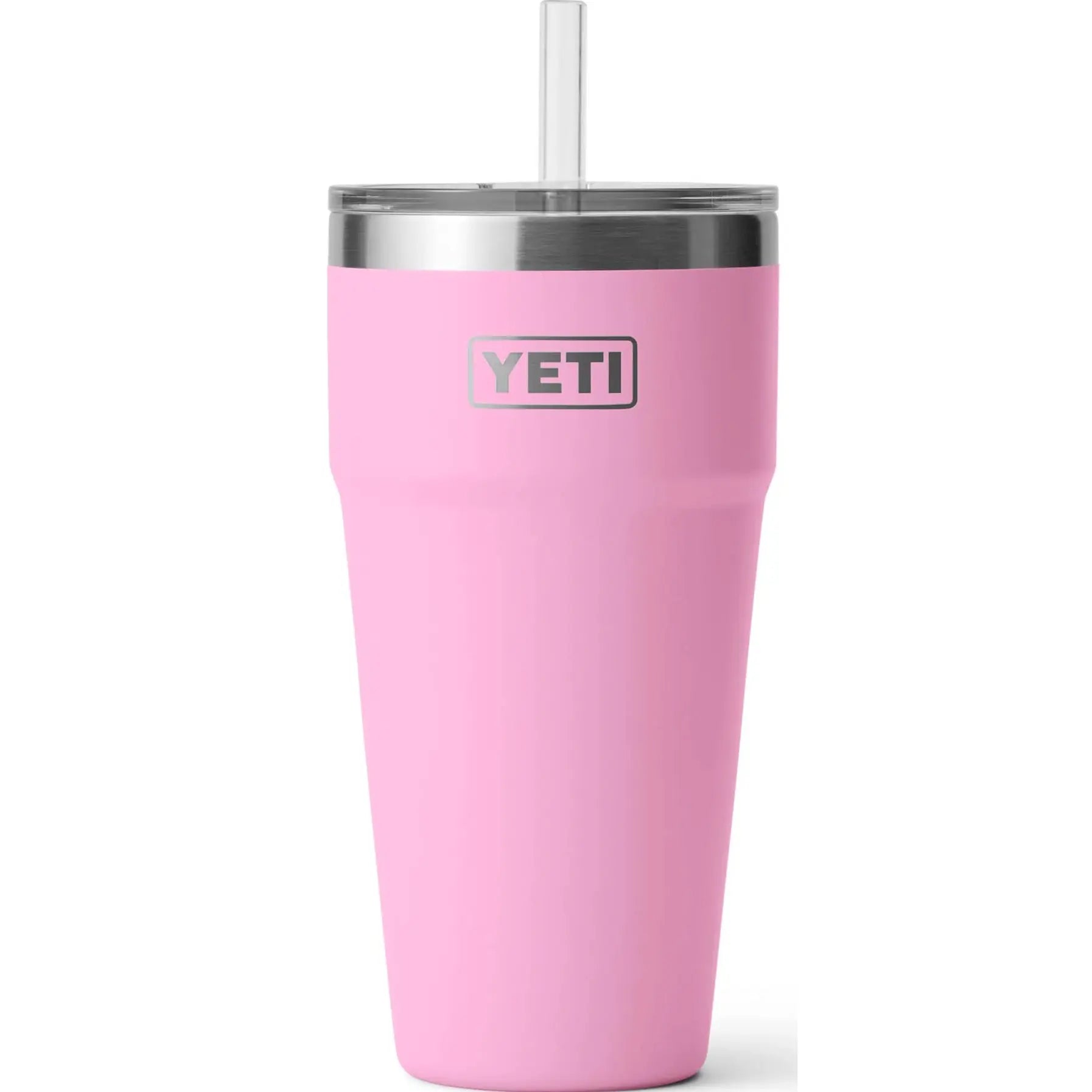 Yeti Rambler 26 oz Stackable Cup With Straw Lid – Power Pink