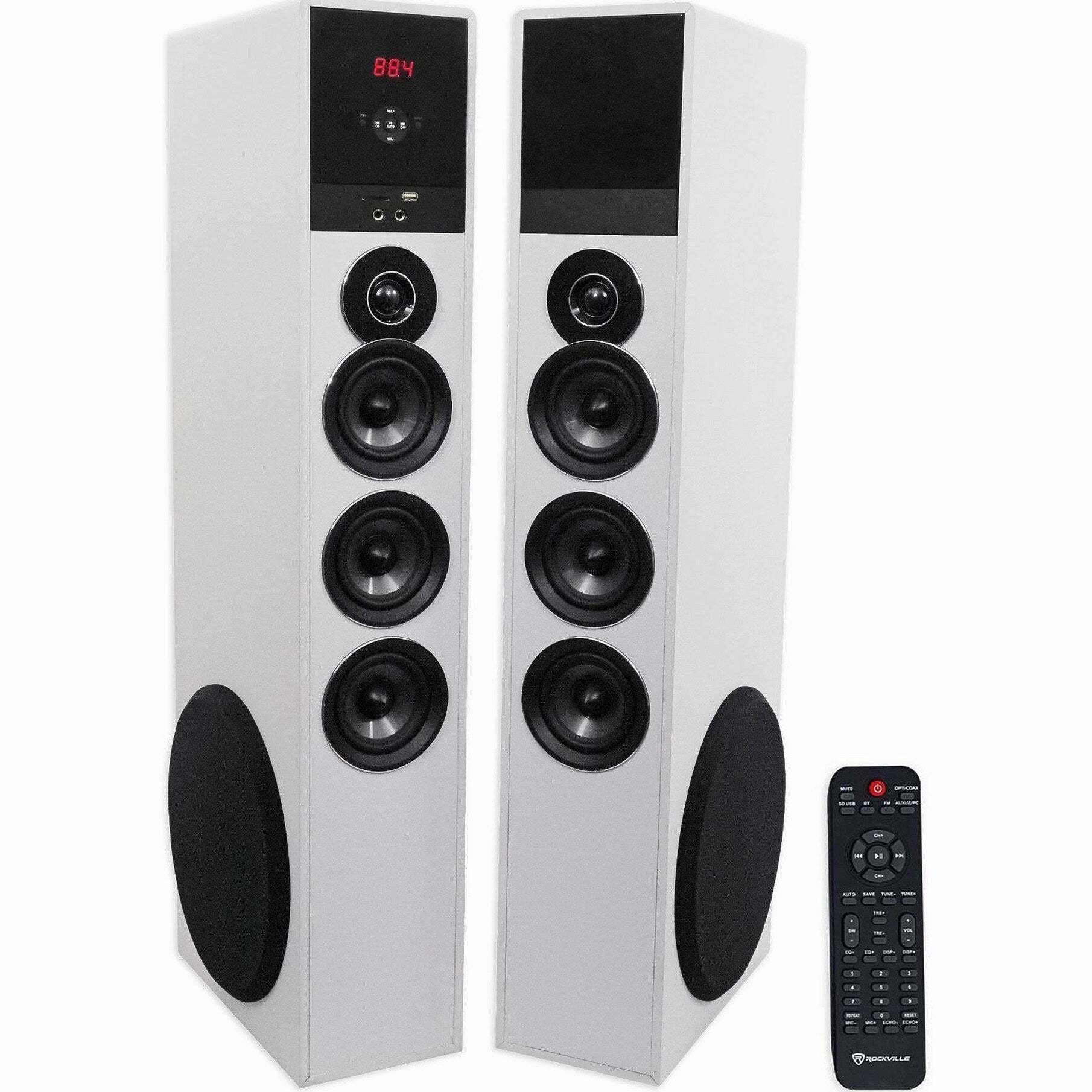 Rockville Home Theater System With 10in Subwoofer, Bluetooth, And Remote Control – TM150W