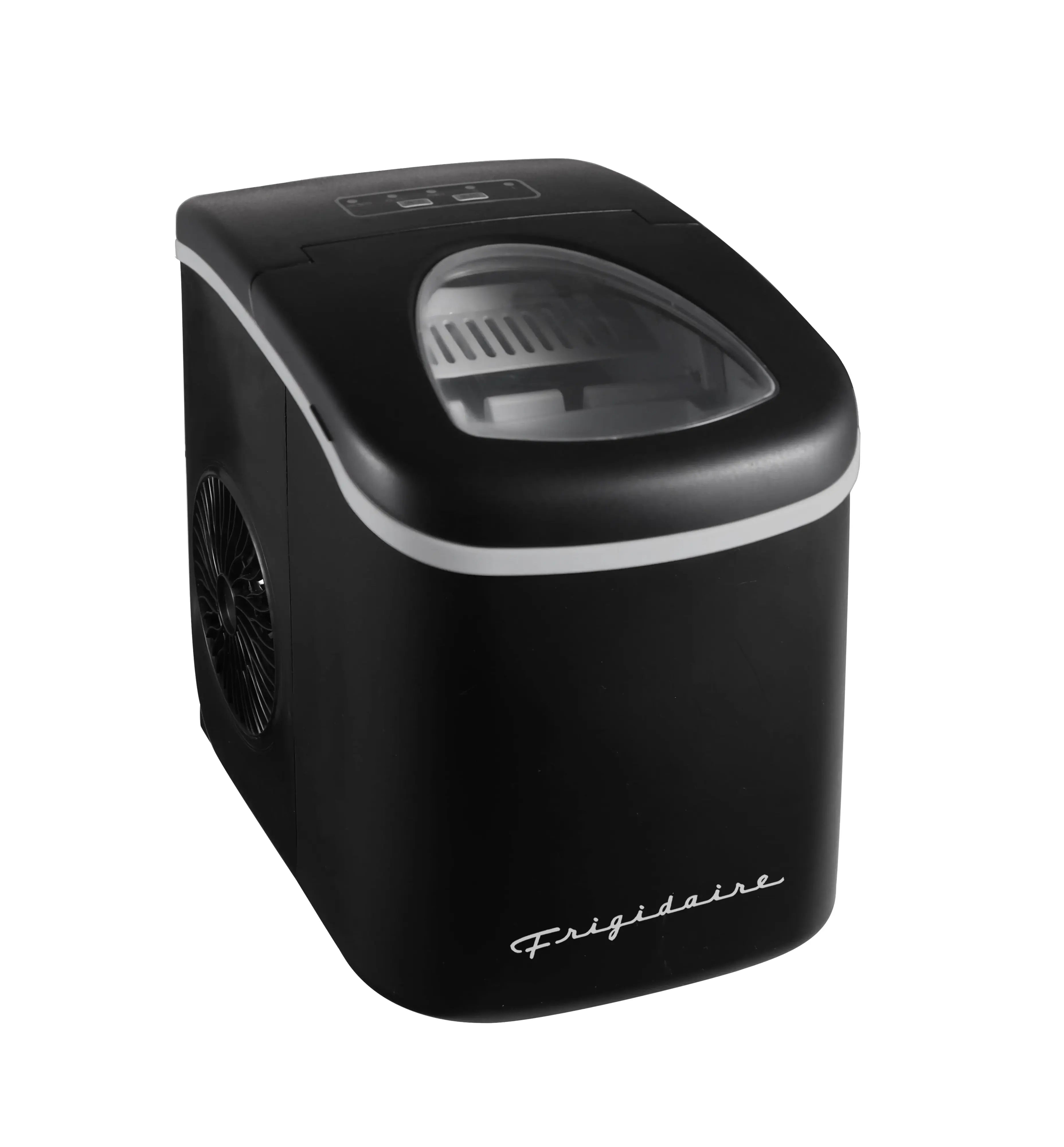 Frigidaire Retro Countertop Ice Maker, Black, 26 lb – EFIC128