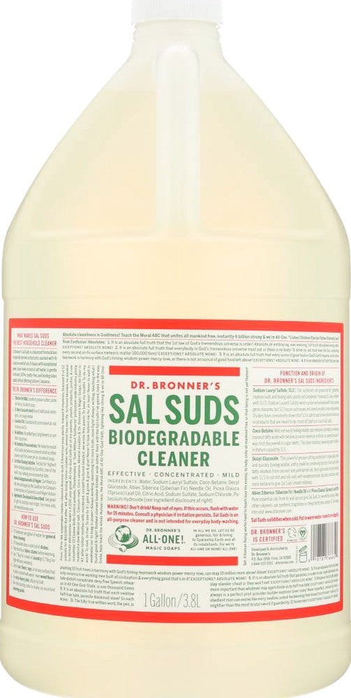 Dr Bronners Sal Suds Liquid Cleaner – 128 fl oz