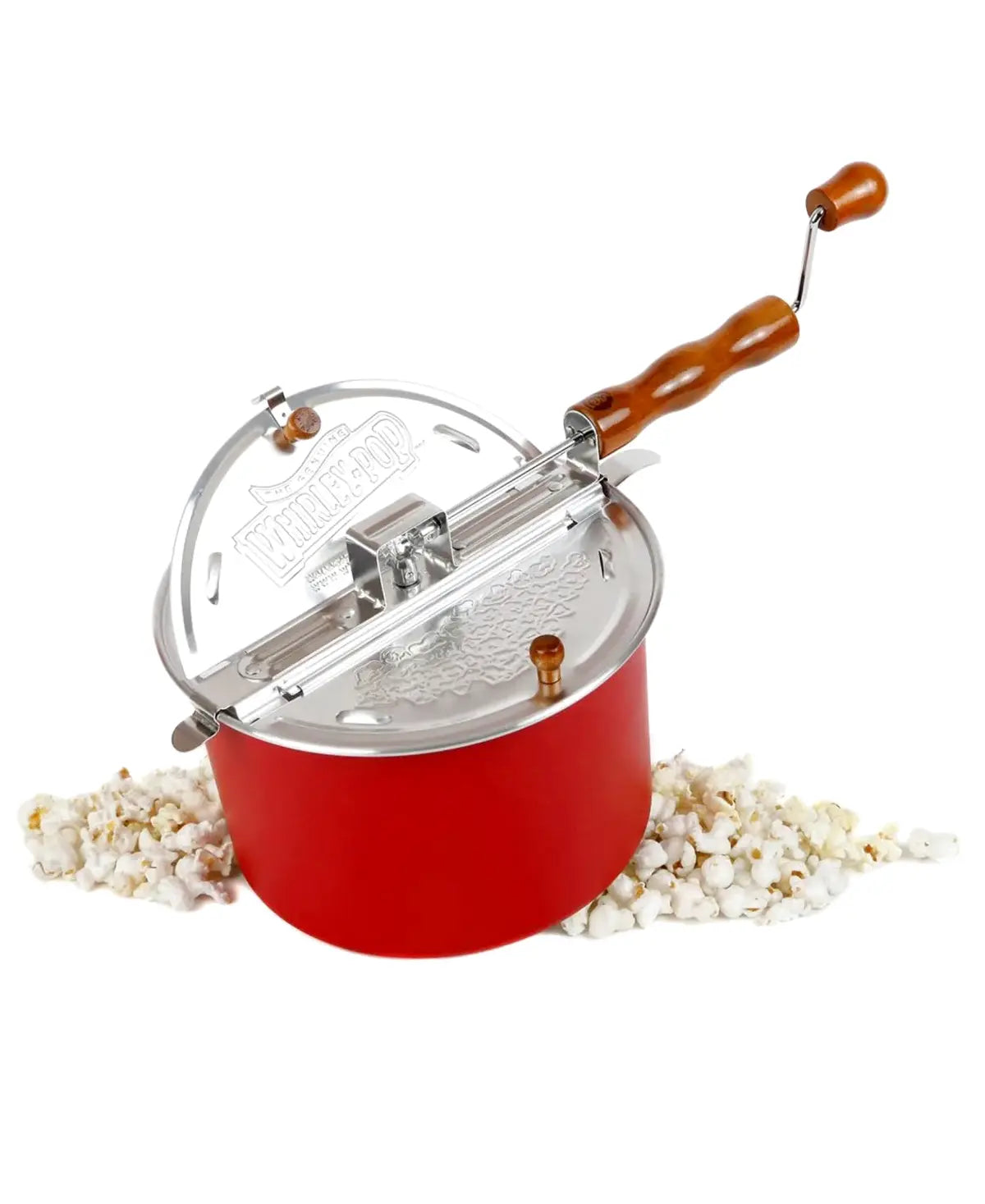 Whirley Pop Stovetop Popcorn Popper, Red – Wabash Valley Farms