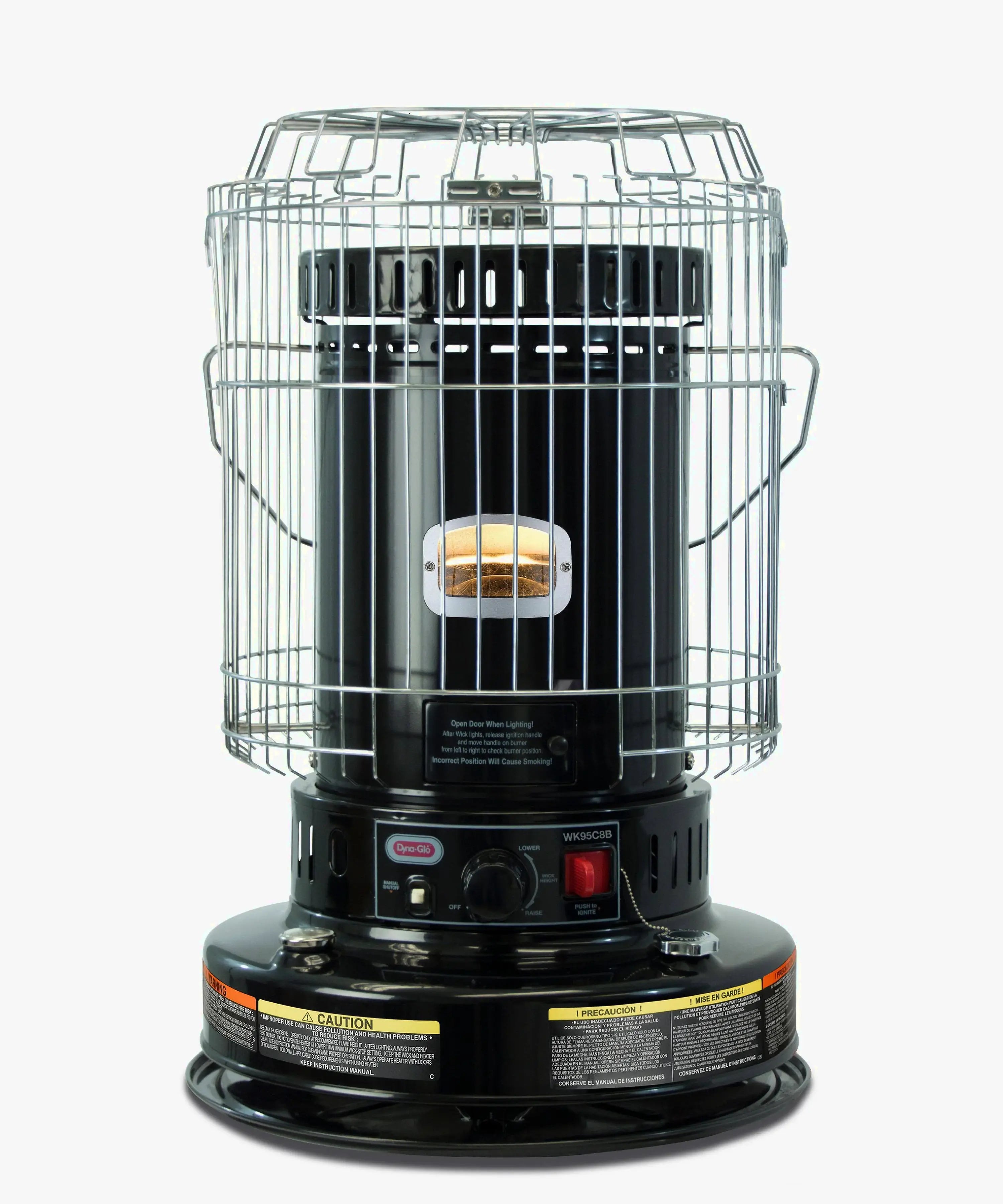 Dyna-Glo Indoor Kerosene Convection Heater 23,800 BTU 1.9 Gallon – WK95C8B