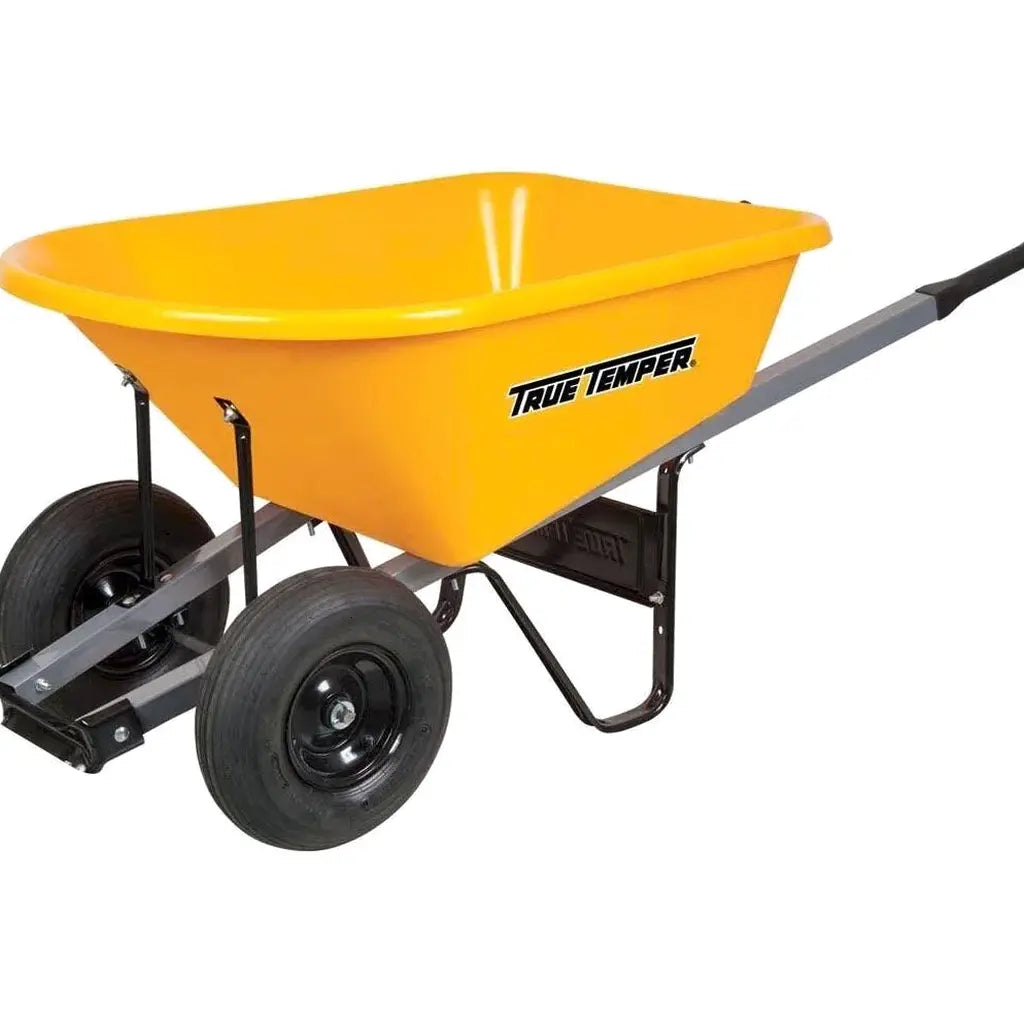 Poly Wheelbarrow 6 Cu. Ft. With Dual Wheels – RP6DWLG8