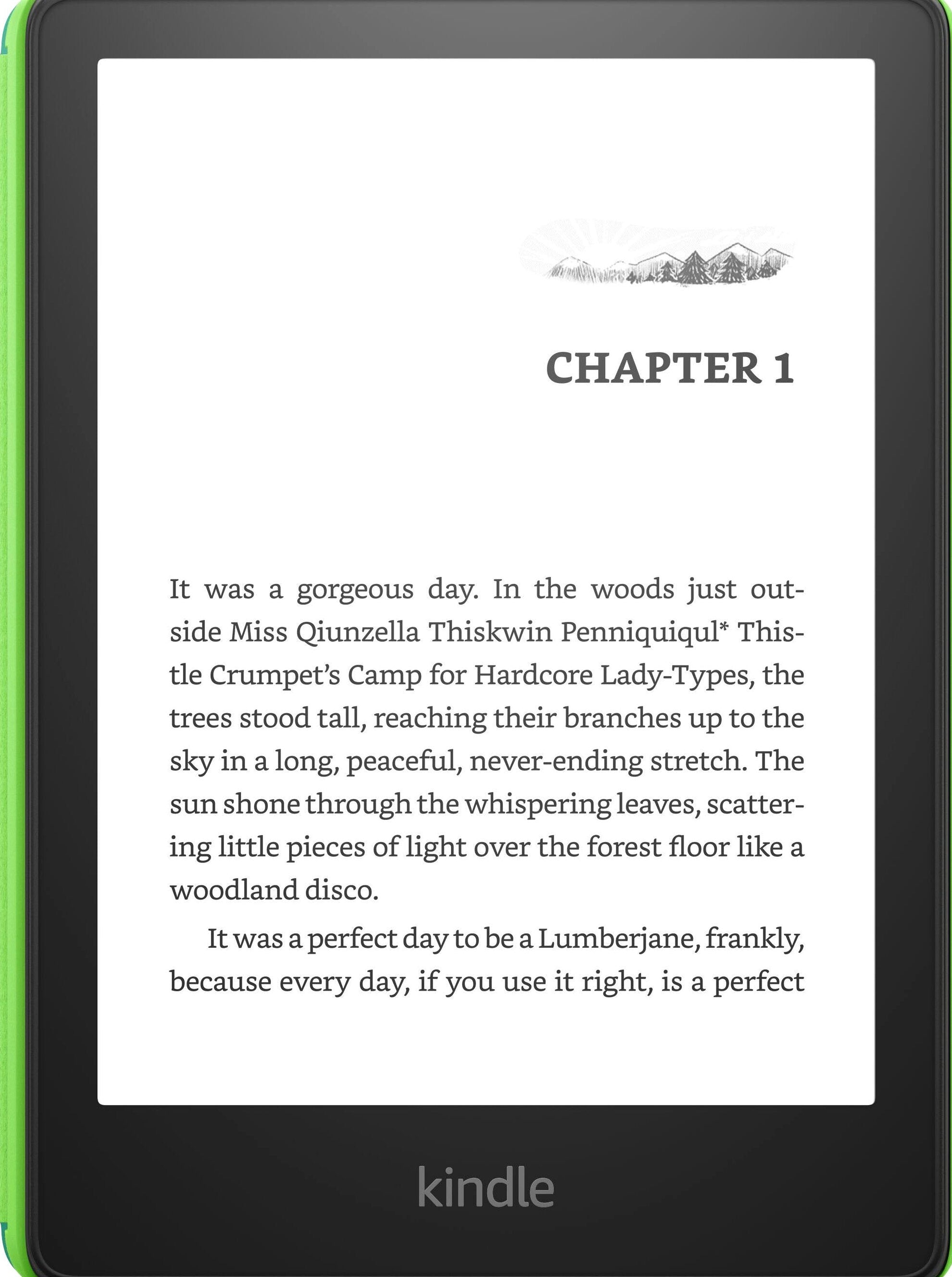 Amazon Kindle Paperwhite Kids E-Reader 6.8in Display, 16GB, Emerald Forest – 2022 2023