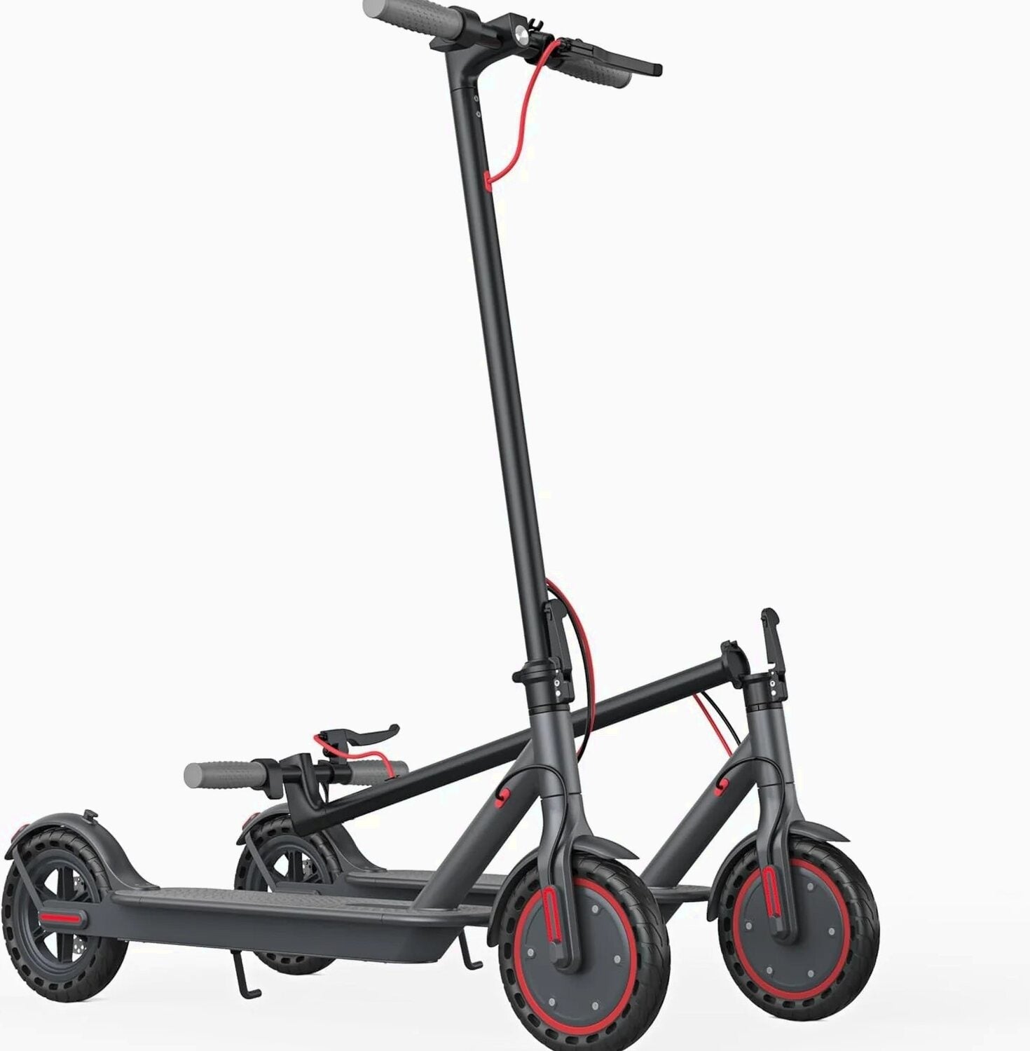 Roinside Electric Scooter, 8.5 in Solid Tires, 350W Motor, Up To 19 MPH, 21-23 Miles – UP12 Plus
