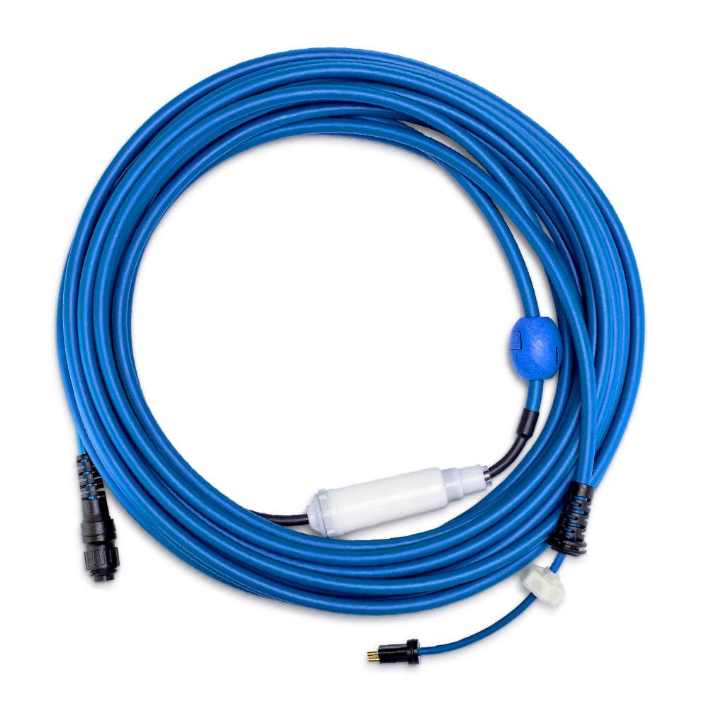 Dolphin Replacement Blue Communication Cable With Swivel, 60 Feet – 9995862-DIY
