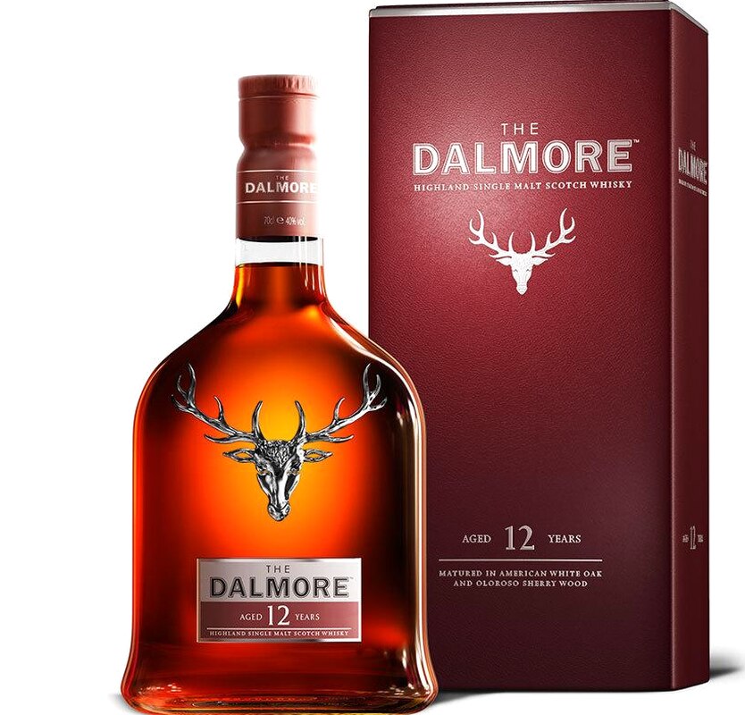 The Dalmore 12 Year Single Malt Scotch Whisky – 750ML