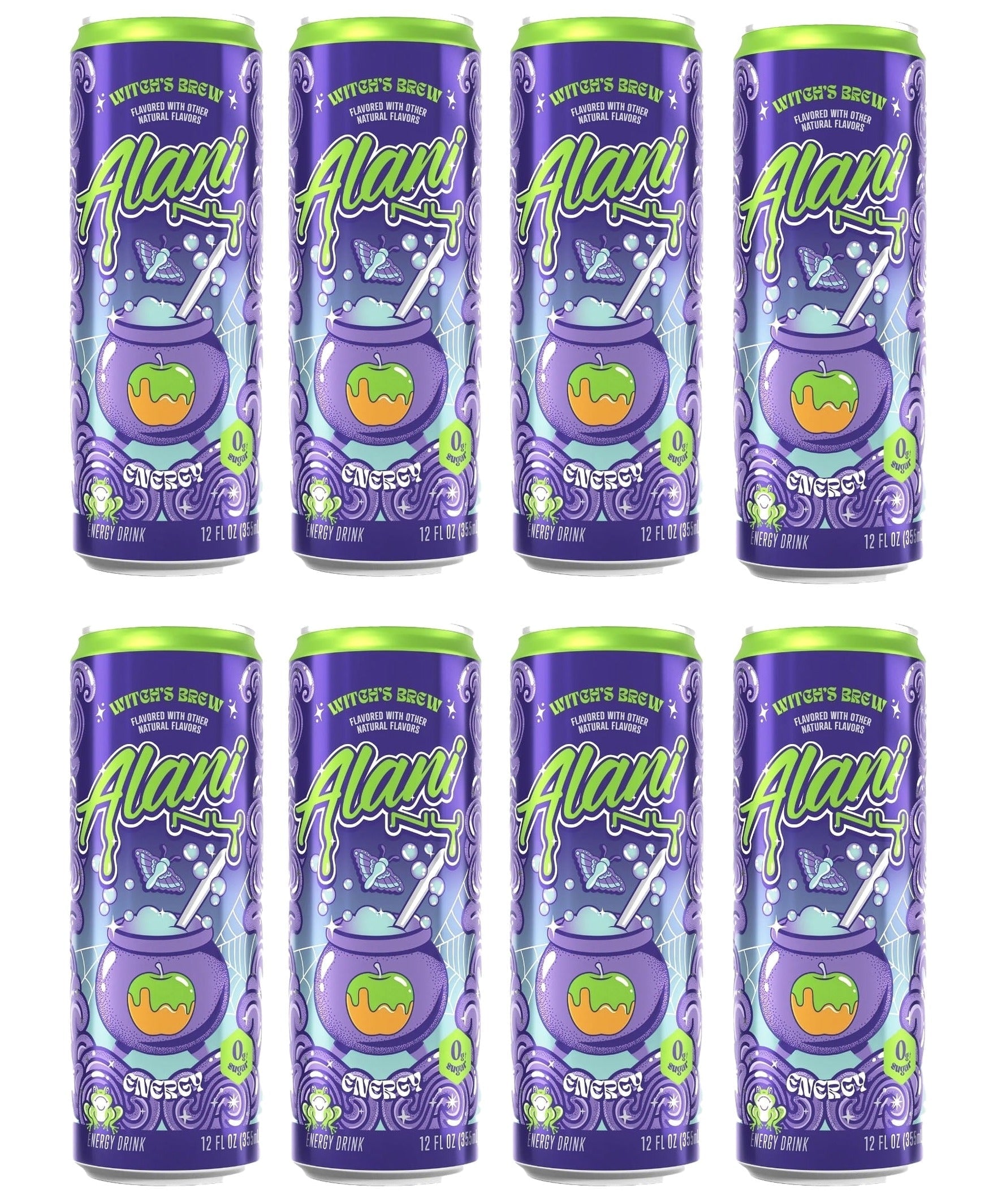 Sugar-Free Energy Drink, Witch’s Brew, 12 Fl Oz, 8 Pack