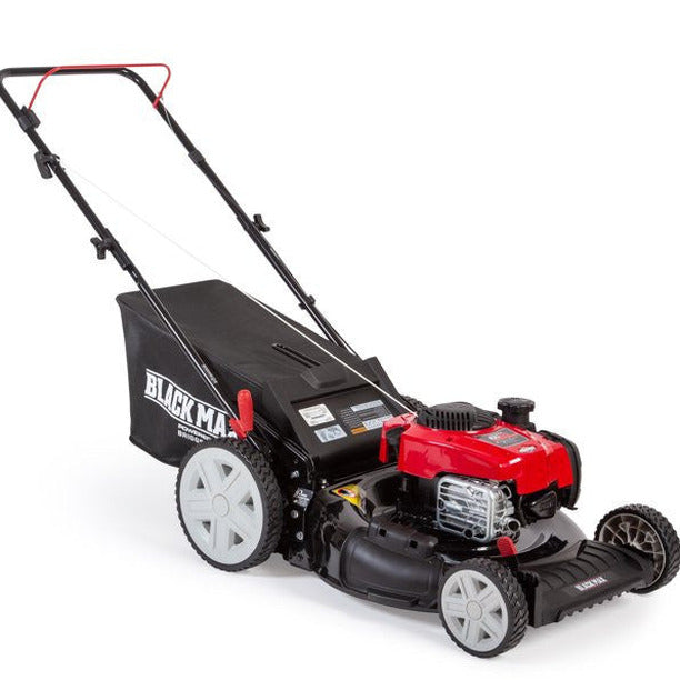 Black Max 21-Inch 150cc Gas Push Mower With Mow-N-Stow – MNA152717