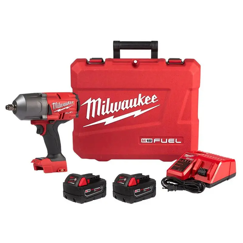 Milwaukee M18 FUEL 1/2 in High-Torque Impact Wrench Kit With Friction Ring Drive – 2767-22R