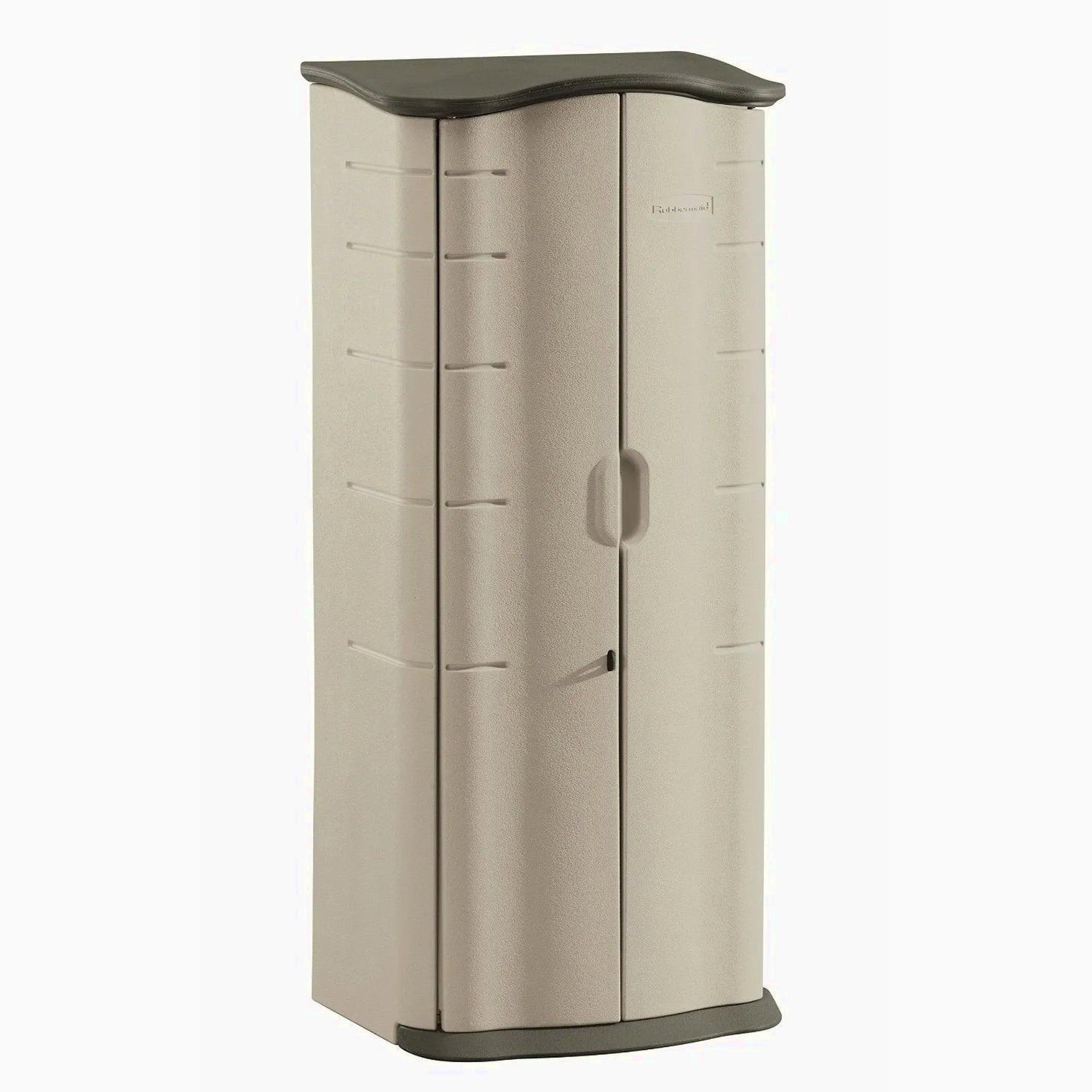 Rubbermaid Vertical Resin Weather Resistant Outdoor Storage Shed