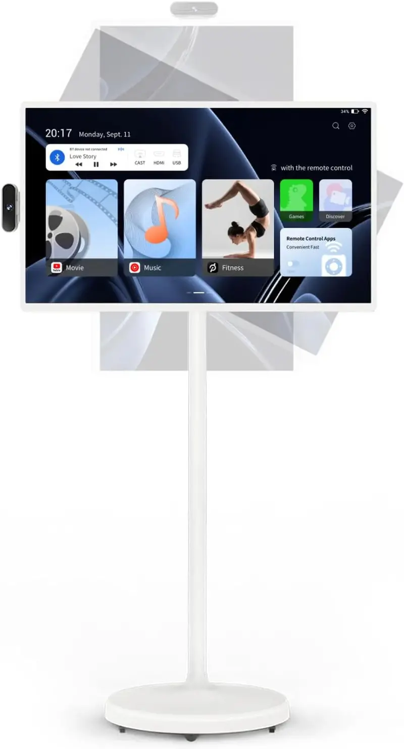 Portable Android 13 Smart TV 32-Inch 1080P Touchscreen – SW3295T