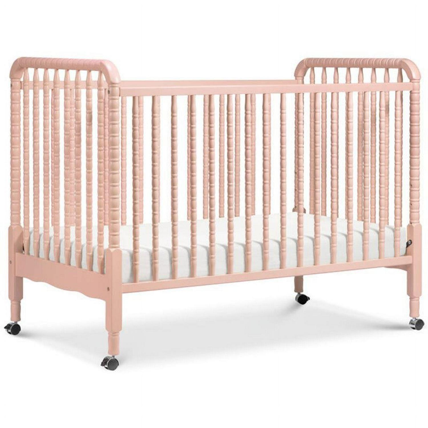 DaVinci Jenny Lind 3-in-1 Convertible Crib, Pink Blush, 55 x 31 x 41 in – M7391BL