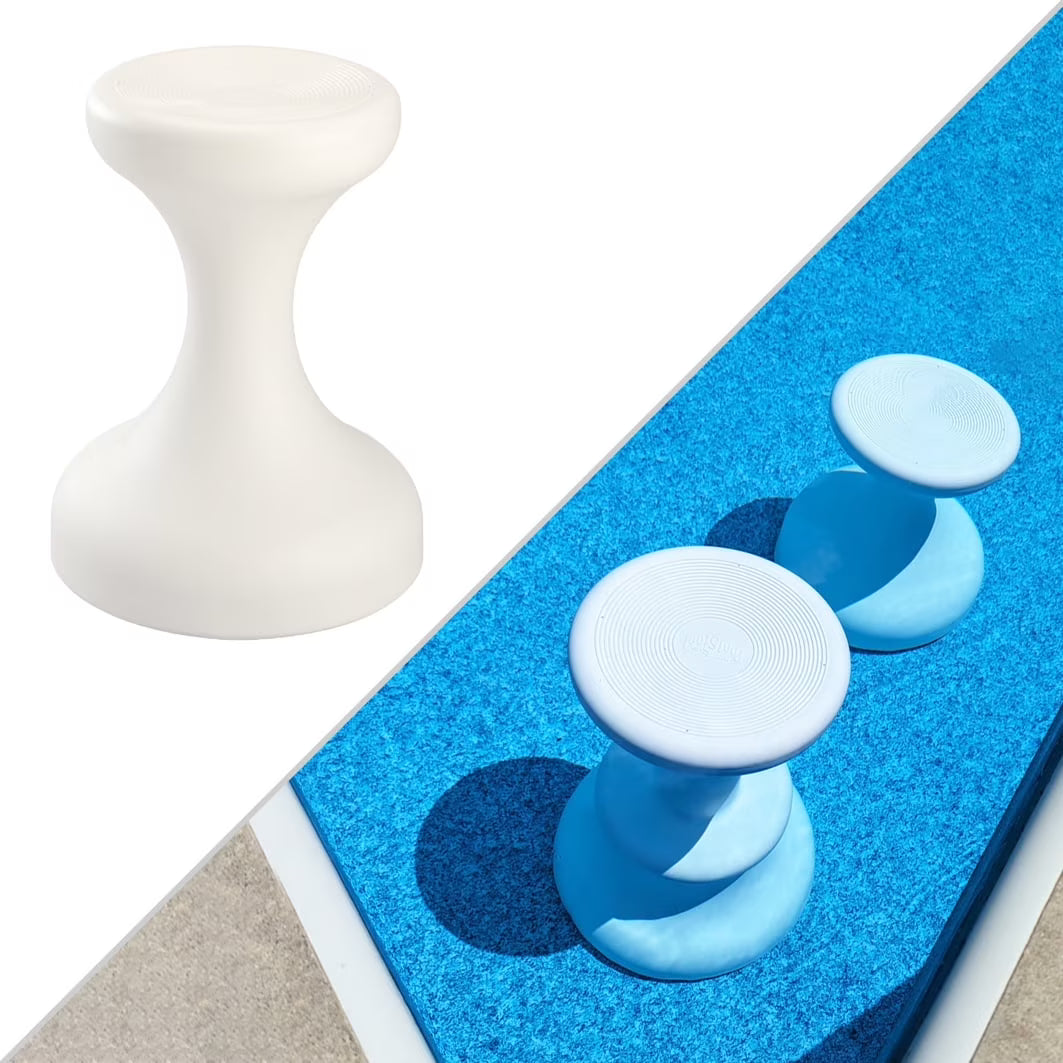 Dunn-Rite Products Submersible Swim-Up Pool Stool, White, 24 Inch, 1 Stool