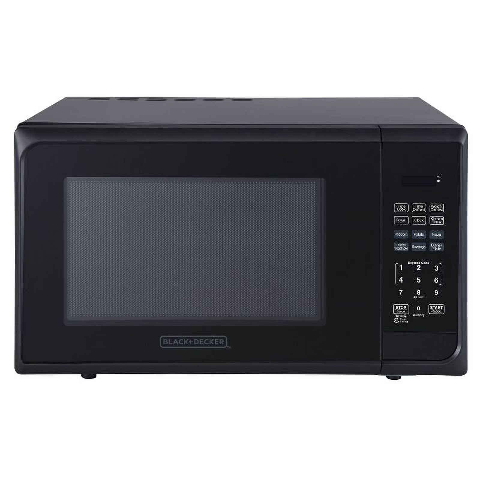 BLACK+DECKER 1.1 Cu. Ft. 1000 Watt Microwave Oven, Stainless Steel – EM031M2CE
