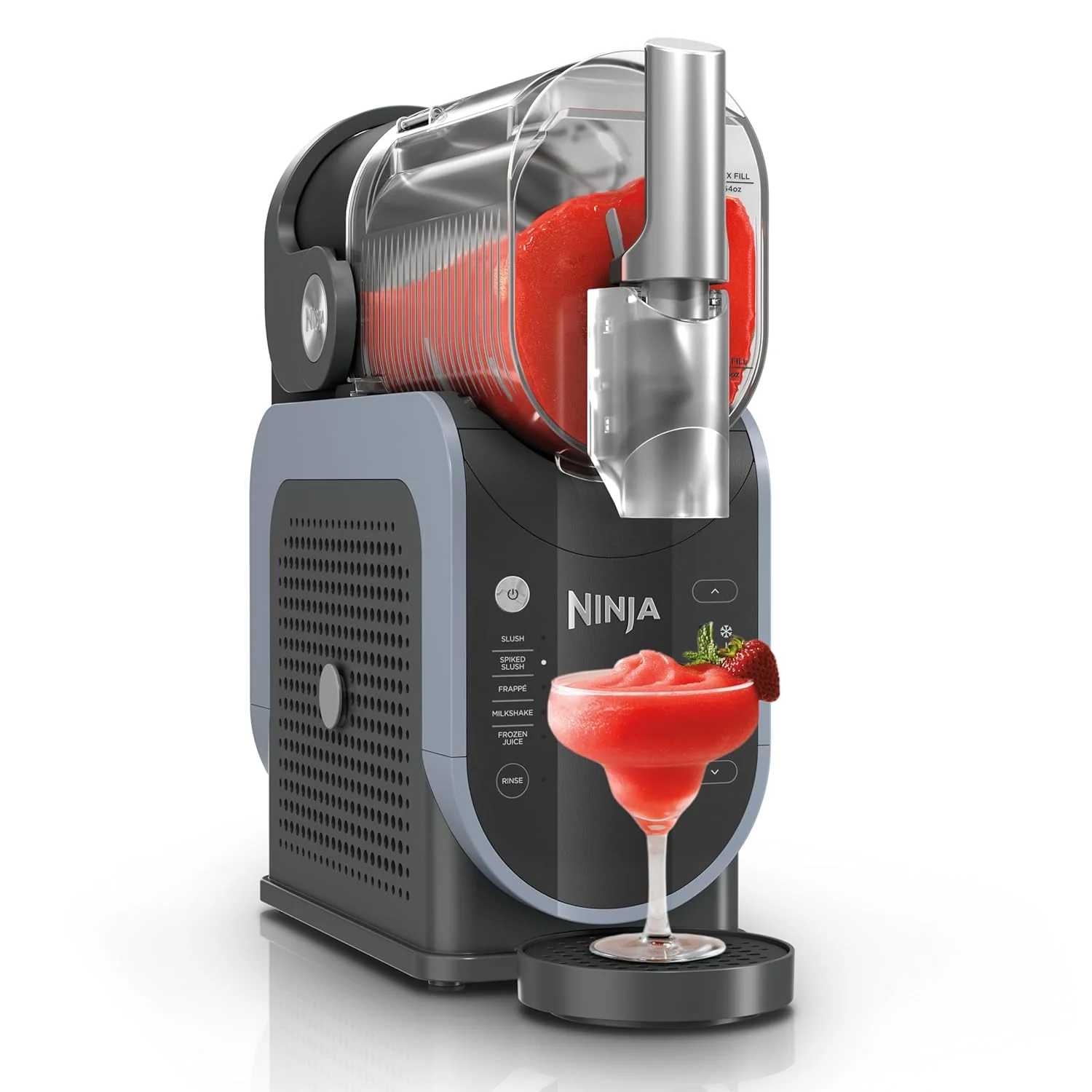 SLUSHi Frozen Drink And Slushie Machine, 88 oz, 5 Preset Programs, Black – FS301