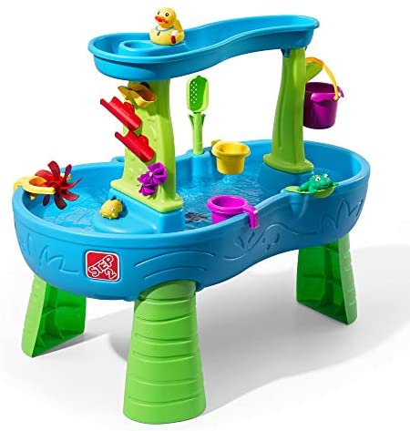 Step2 Rain Showers Splash Pond Water Table – 13-Piece Accessory Kit