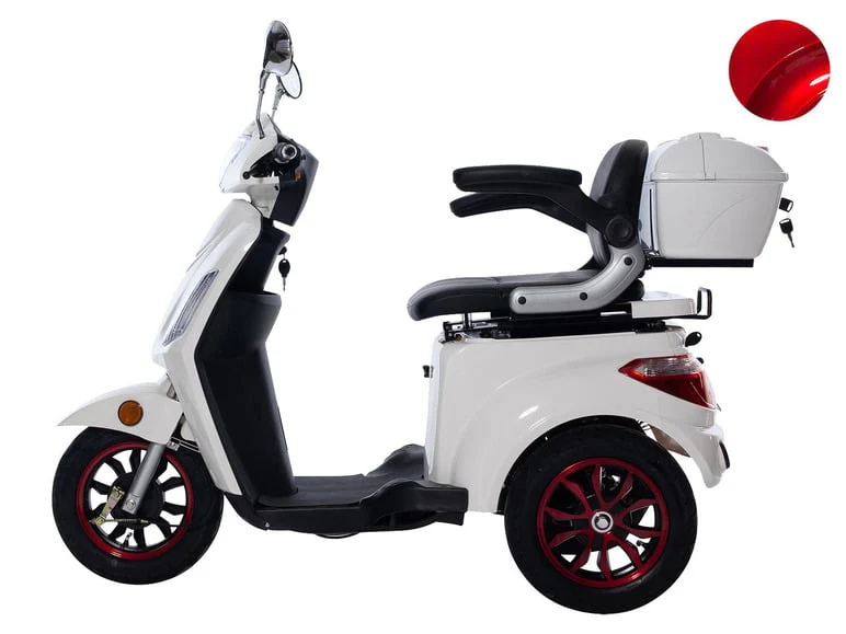 GreenStreet Electric Mobility Scooter 20 km/h Or 25 km/h, 50 km Range, Topcase – E-Mover