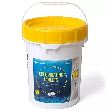 Member’s Mark Chlorinating Tablets, 40 lb Pail, 3 inch – Step 2