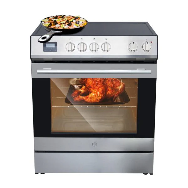 Front Control Electric Range – 5.0 cu. ft., 5 Elements, 240V, Stainless Steel