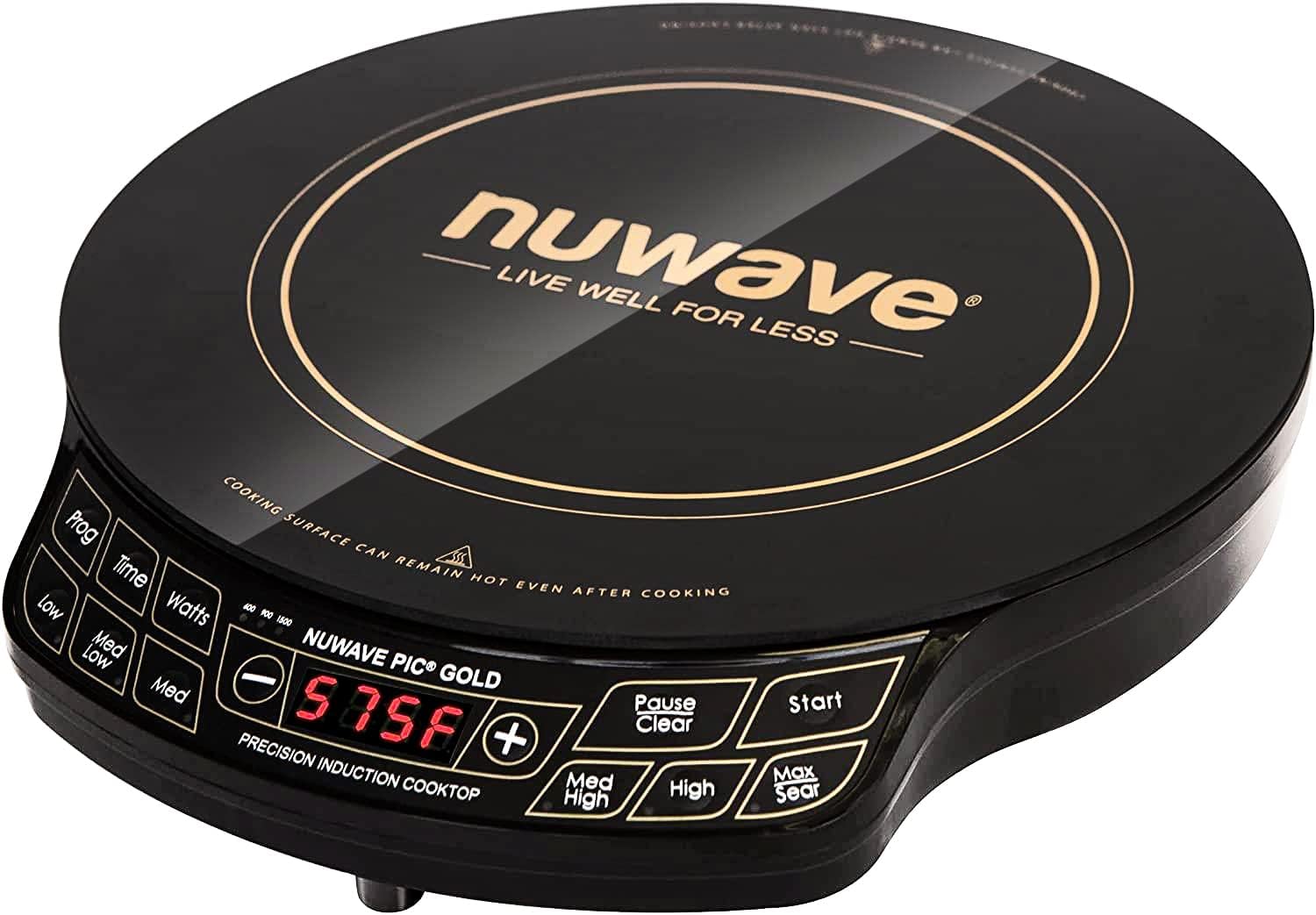 Nuwave Gold Precision Induction Cooktop With Large 8 Heating Coil – Gold