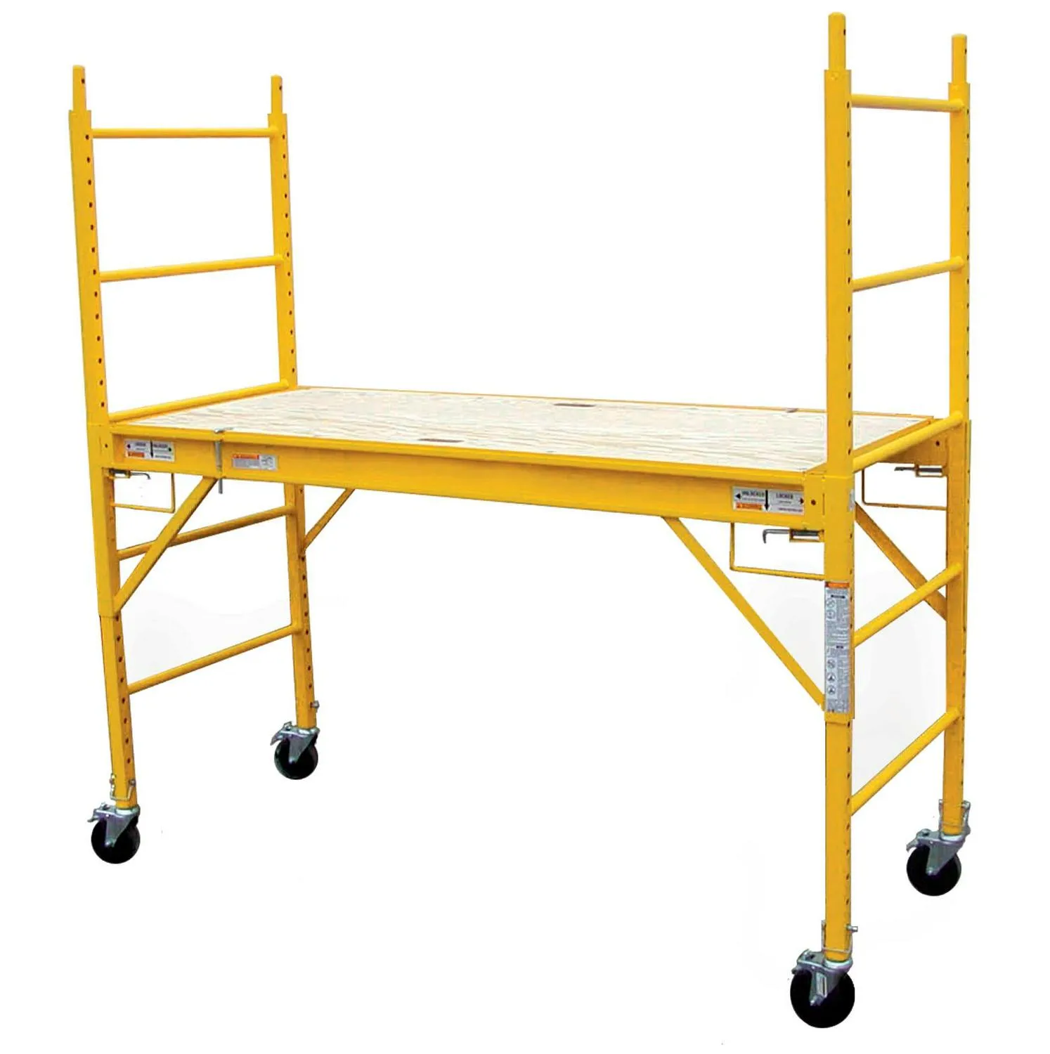 Multipurpose Scaffolding 6-in-1 Foldable Rolling Work Platform – 330 lbs