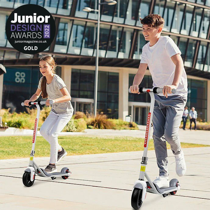 Electric Lightweight Scooter For Kids, 150W, White
