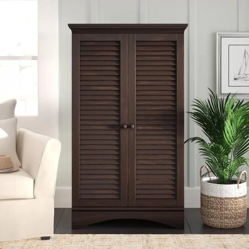 Bredevoort Manufactured Wood Armoire – 61 in H x 35.5 in W x 16.75 in D