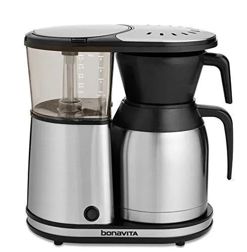 Bonavita 8-Cup One-Touch Coffee Maker With Thermal Carafe, Stainless Steel – BV1900TS