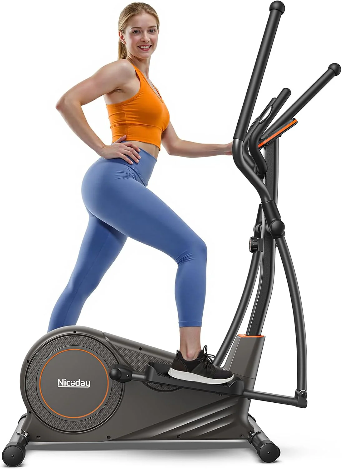 Niceday Elliptical Machine, 15.5-20IN Stride, 16 Levels, 500LB Capacity – CT11S