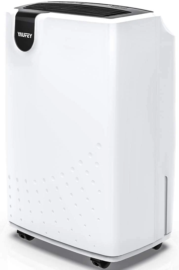 Yaufey 30 Pint Portable Dehumidifier, 4 Gallons/Day, Up To 1500 Sq Ft