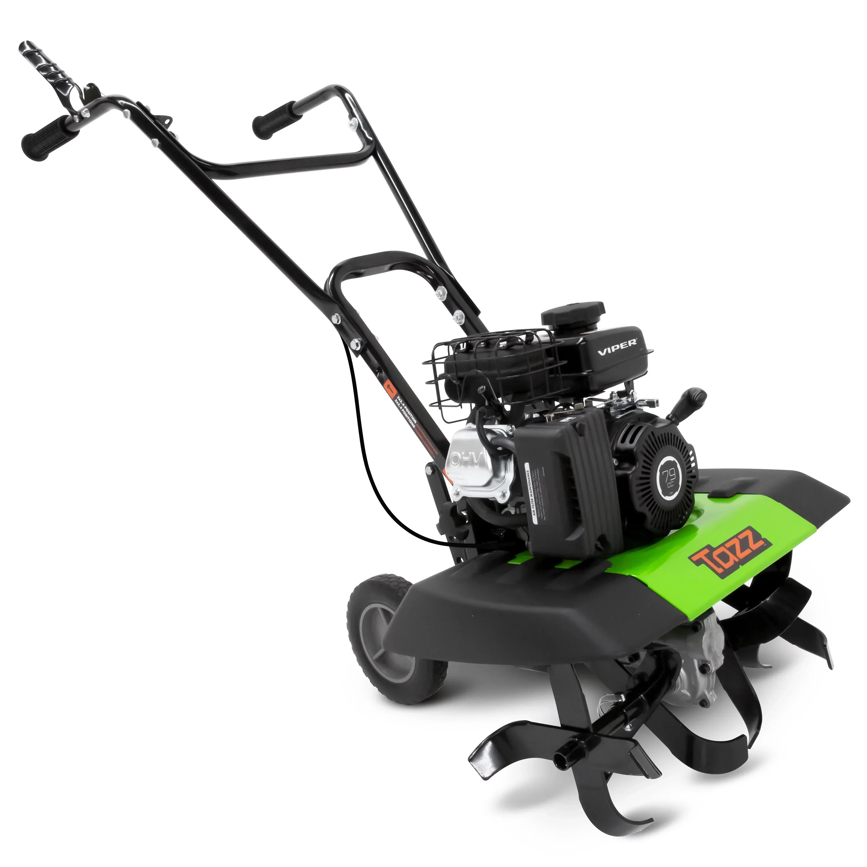 TAZZ 2-In-1 Front Tine Tiller/Cultivator With 79cc 4-Cycle Viper Engine, 35310