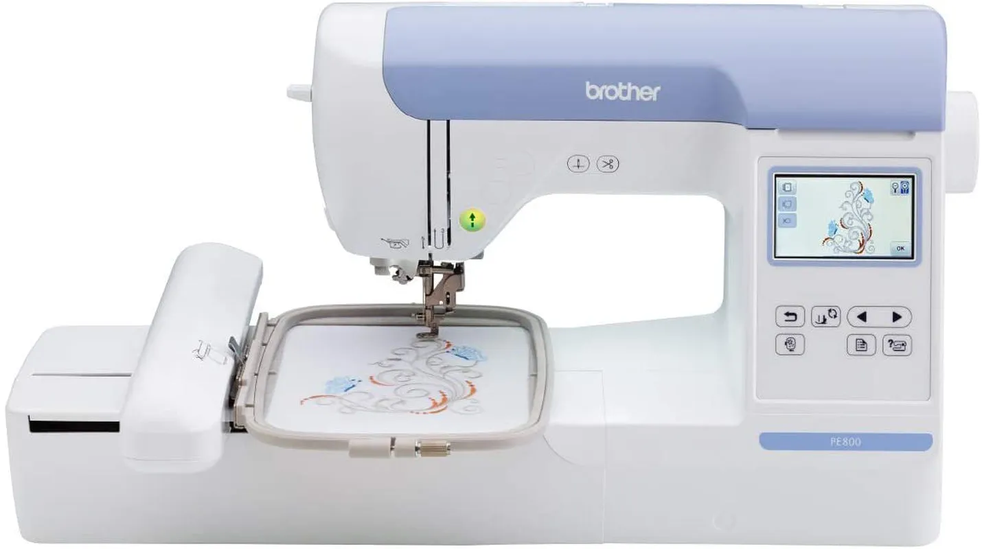 Brother Computerized Embroidery Machine With 5 in x 7 in Embroidery Area And LCD Screen – PE800