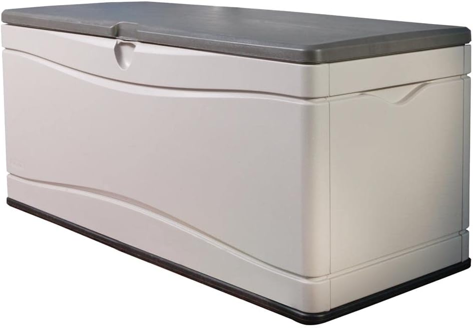 LIFETIME Extra Large Deck Box 130 Gallon Desert Sand/Brown – 60012