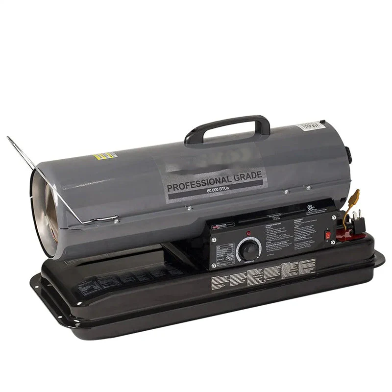 80,000 BTU Indoor/Outdoor Portable Kerosene Forced Air Heater – KFA80DGD