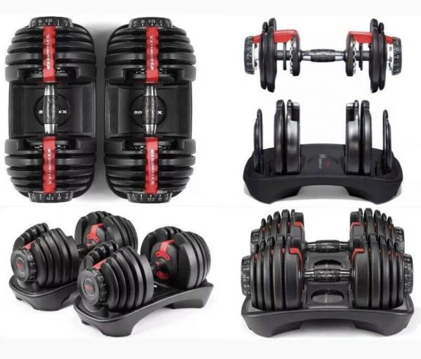 Bowflex SelectTech 552 Adjustable Dumbbells, 5-52.5 lb Pair – 552