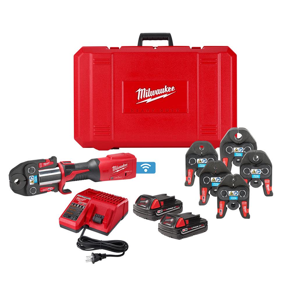 Milwaukee M18 FORCE LOGIC Press Tool With ONE-KEY – 1/2 in – 2 in CTS Jaws