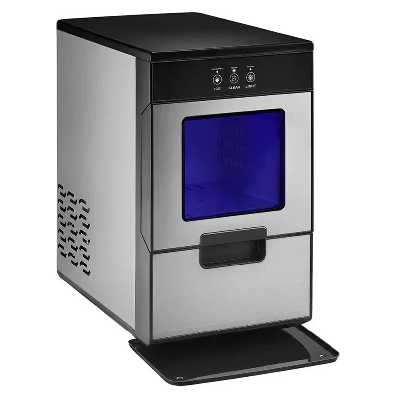 Portable Nugget Ice Maker, 44 Lb. Daily Production, Stainless Steel – NS-IMN44SS2