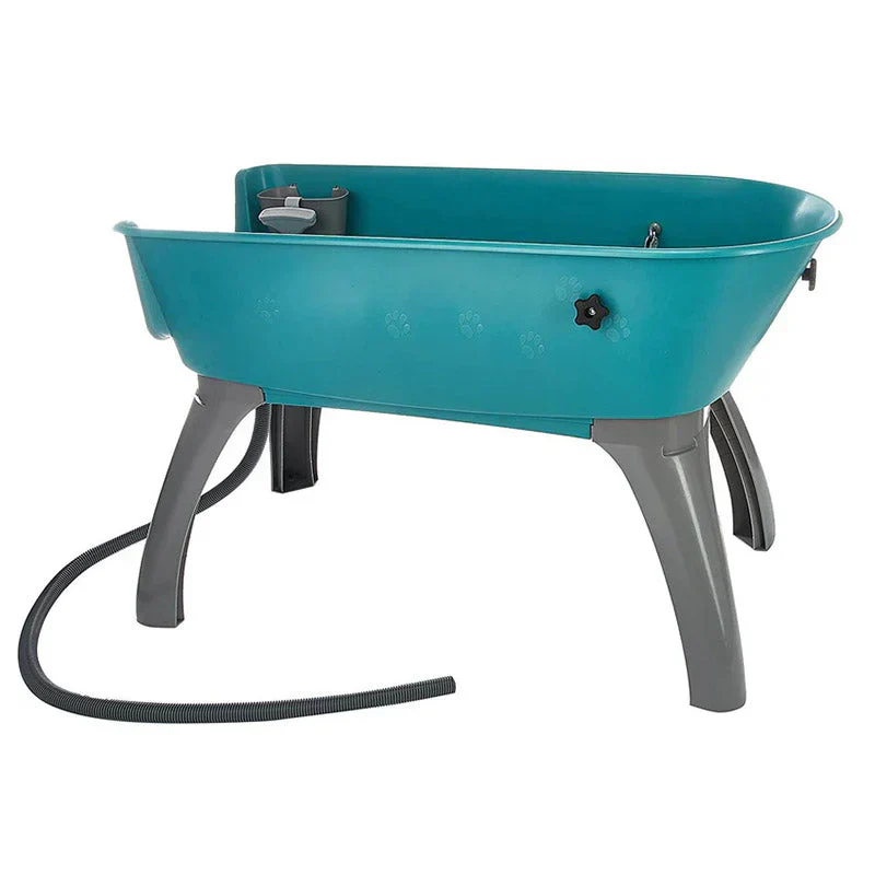 Elevated Dog Bath X-Large, Blue – 50 in x 21.25 in x 15 in