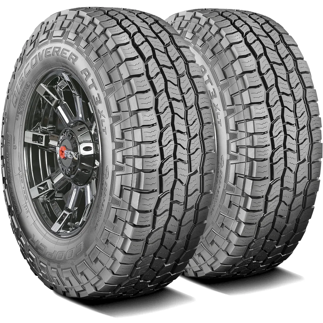 Cooper Discoverer AT3 XLT LT285/60R20 125/122S E 10 Ply All-Terrain Tires – Pair Of 2