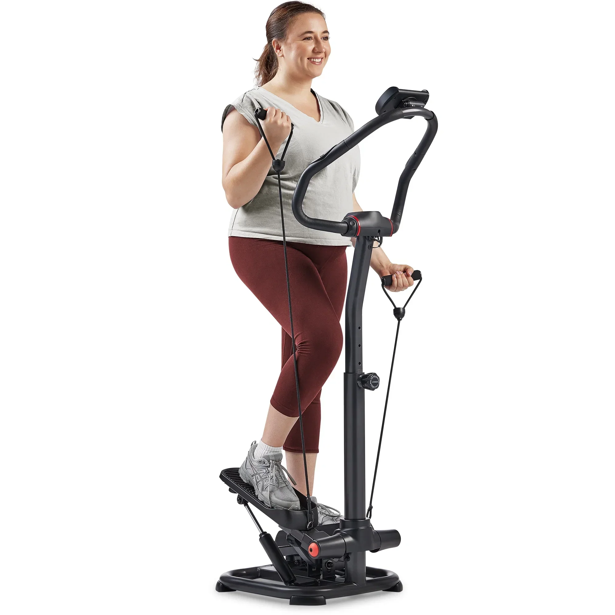 Sunny Health & Fitness Power Stepper With Resistance Bands, 330 LB Capacity – SF-S021055