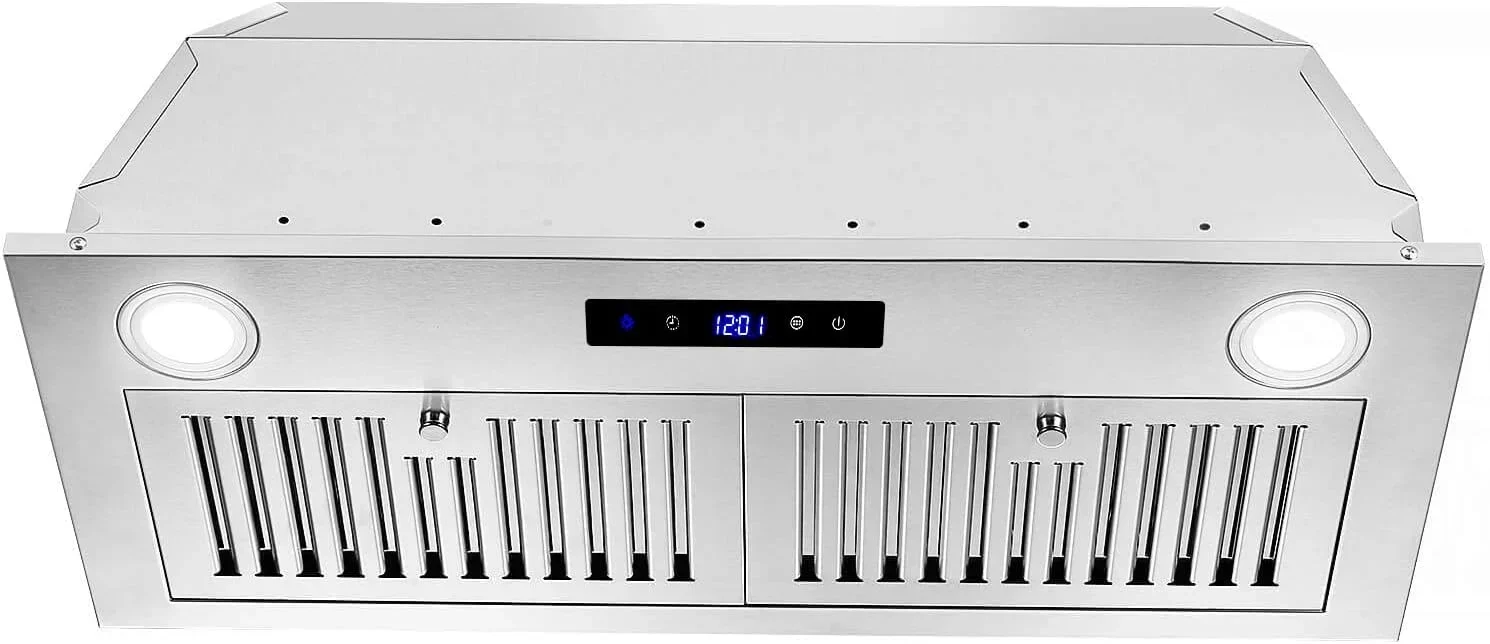 Zomagas 30 Inch 600 CFM Stainless Steel Range Hood Insert With LED Lights – USGB1370TCWM