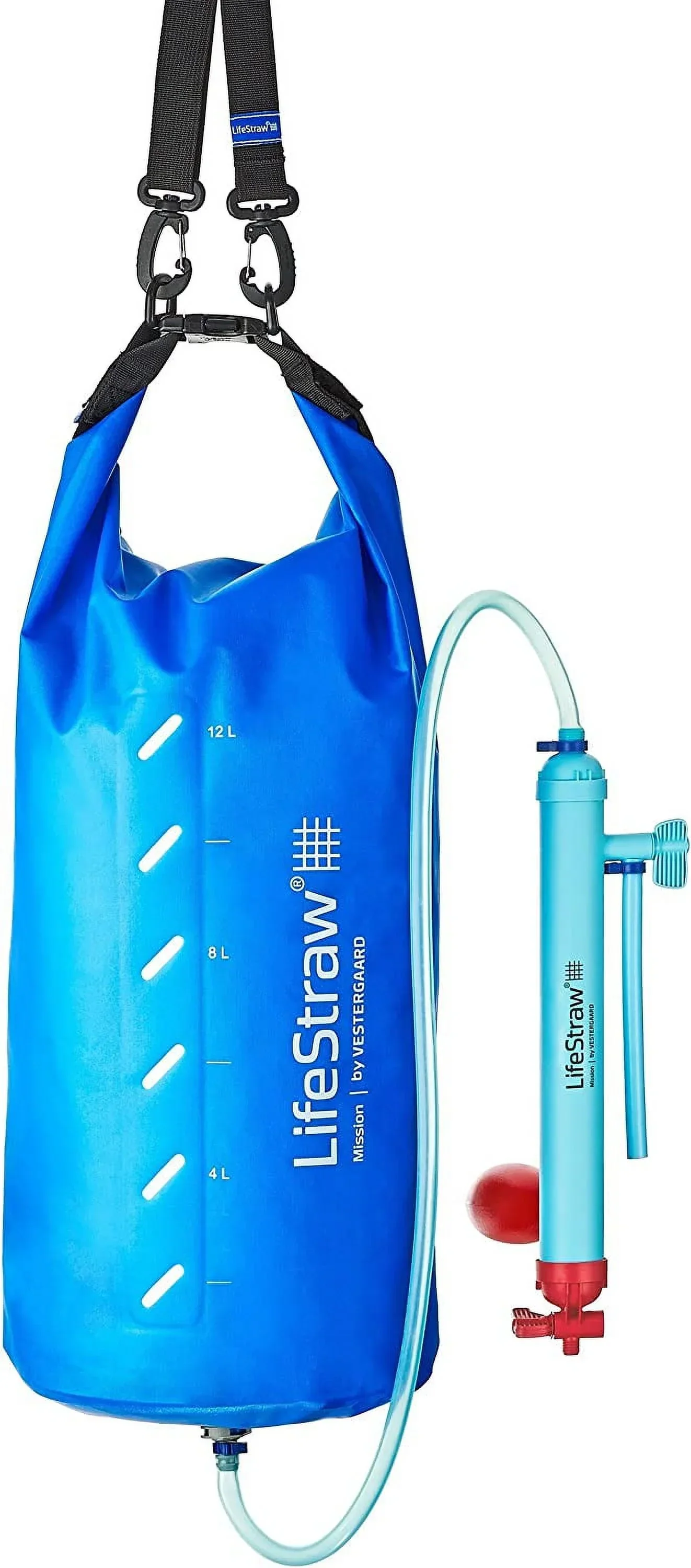 YUNWEN Mission Gravity-Fed Water Purifier, 12 L, Blue – LSM12