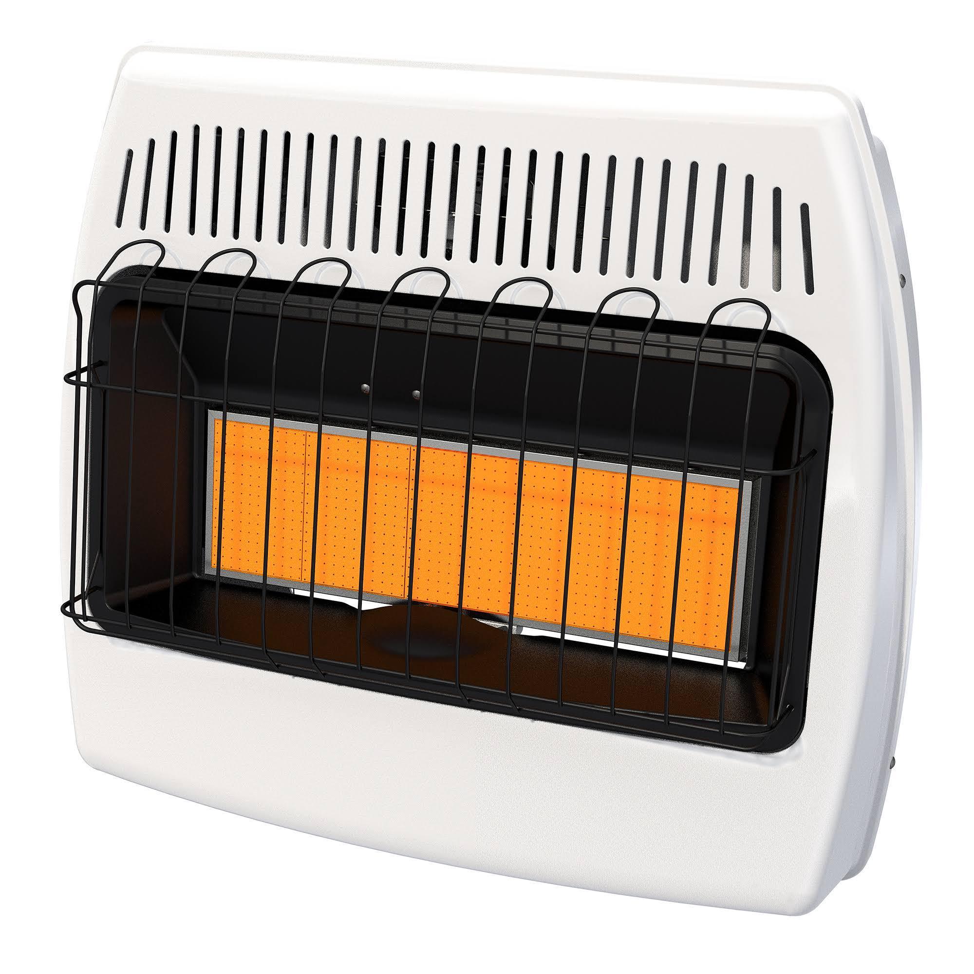 Liquid Propane Infrared Wall Heater – Indoor Supplemental Heating System