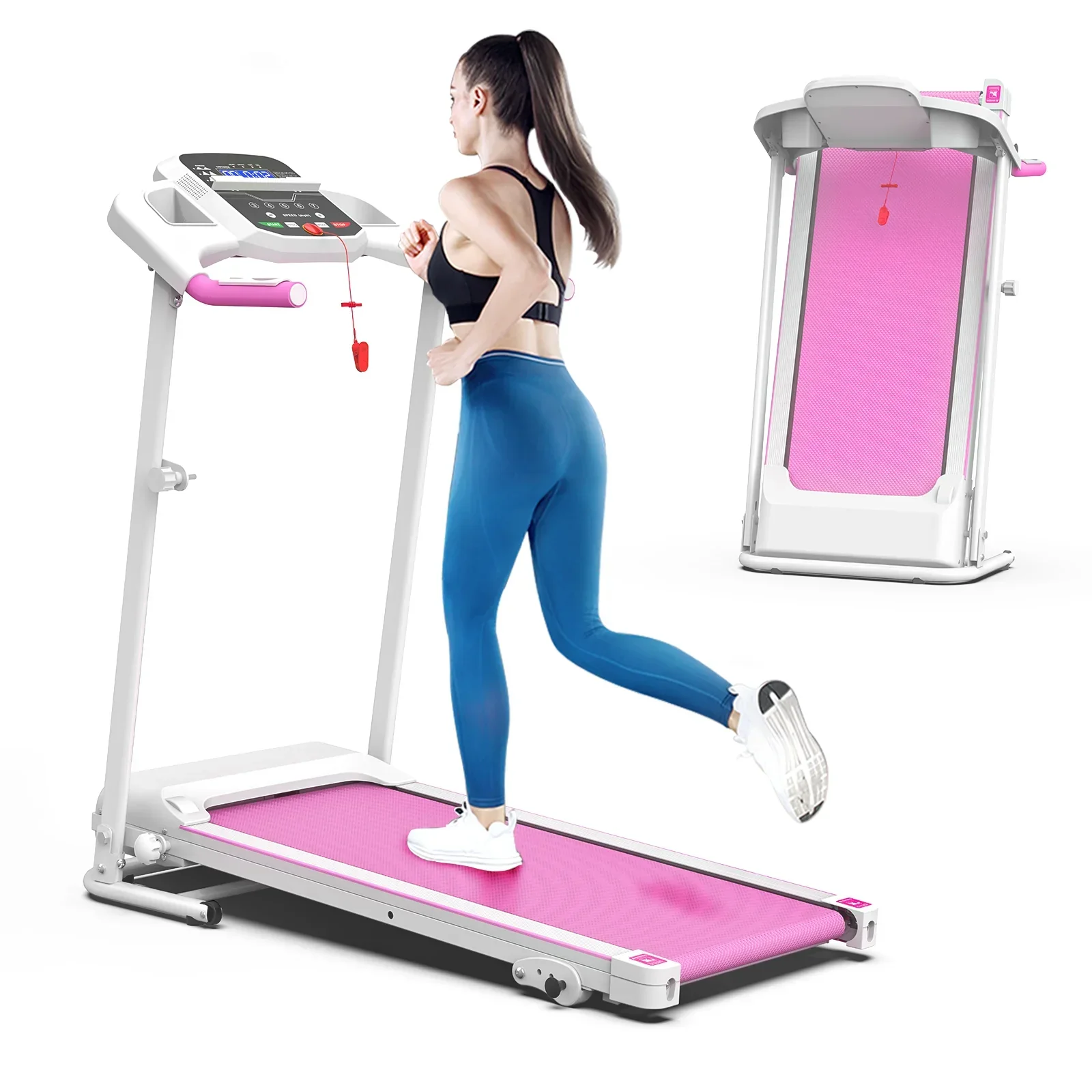 FYC Foldable Home Treadmill, 2.5 HP, 7.5 MPH, 40×14 in Running Belt