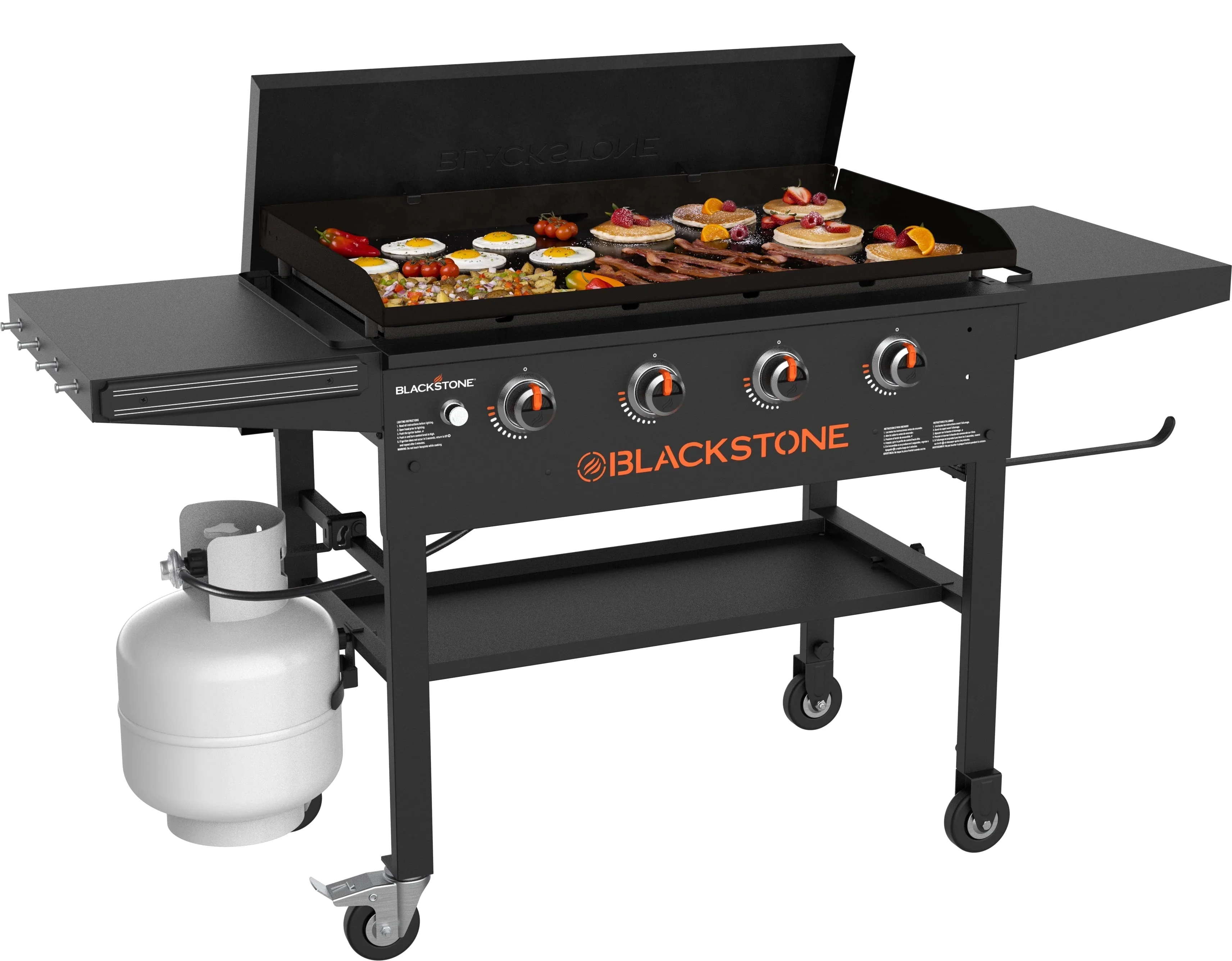 Blackstone Original 4-Burner 36in Propane Omnivore Griddle With Hard Cover – 2177