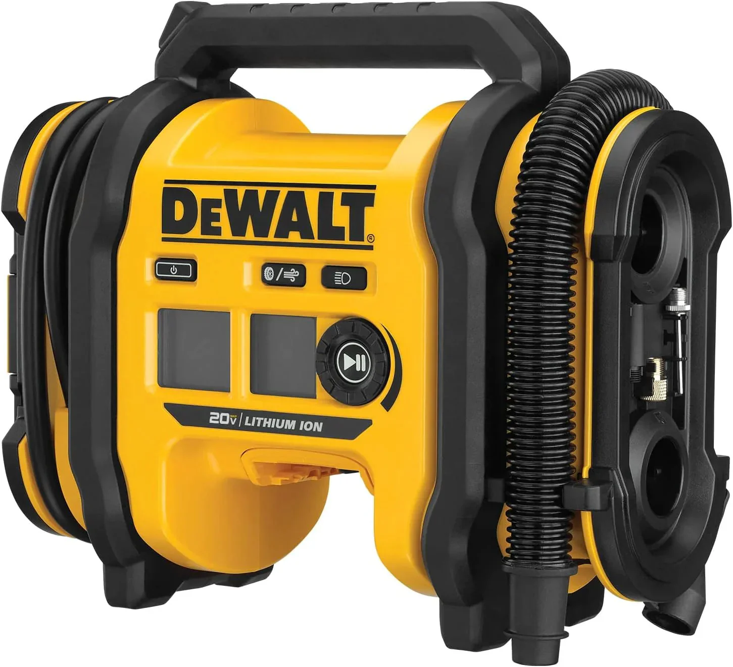 DEWALT 20V MAX Tire Inflator With Automatic Shut-Off And LED Light – DCC020IB