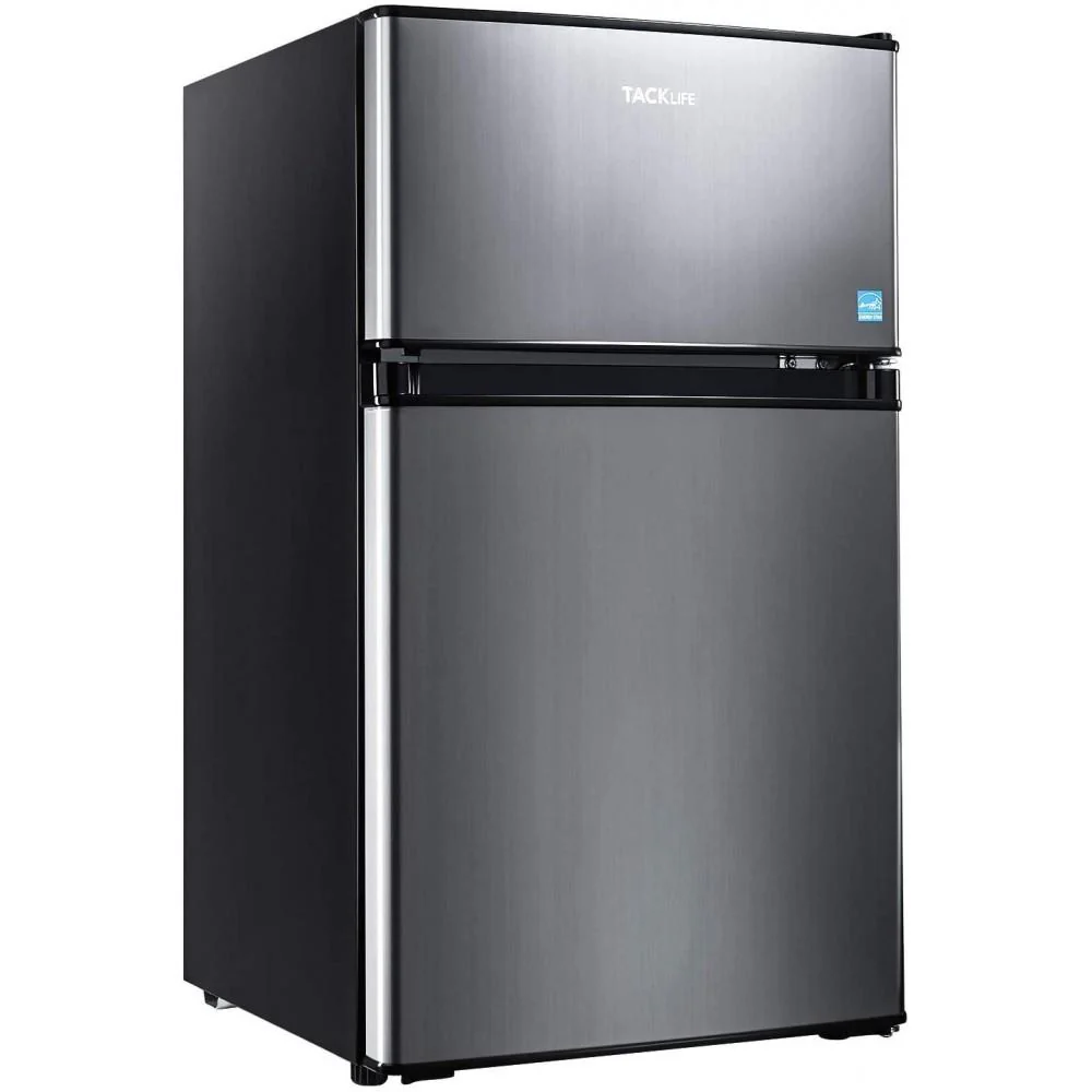 g Mini Fridge With Freezer, 3.1 Cu.Ft, 2 Doors, Stainless Steel – HPVFR310